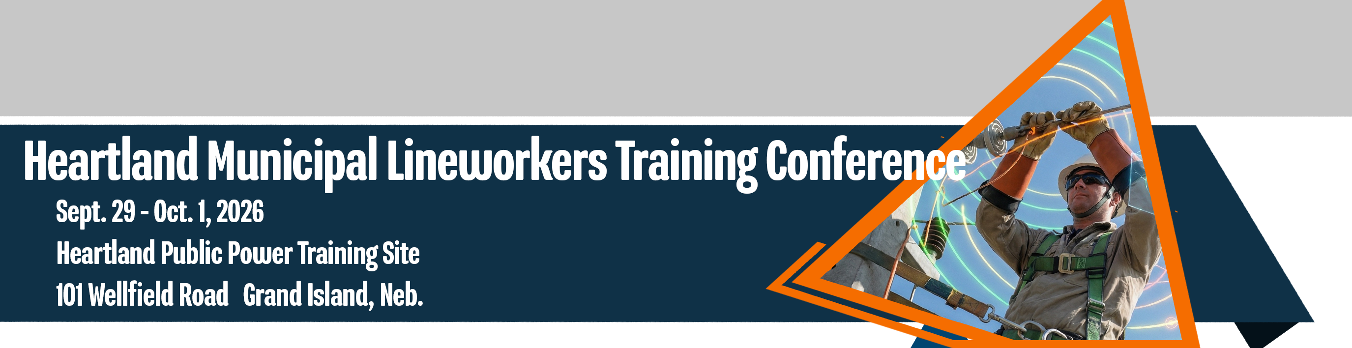 Heartland Municipal Lineworkers Training Conference banner